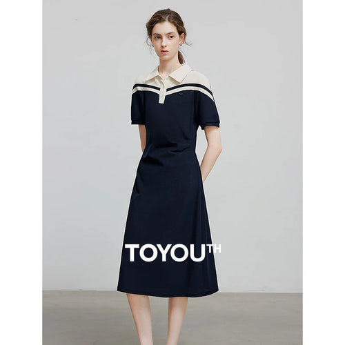 Vestido Chemise Midi com Bordado e Manga Curta