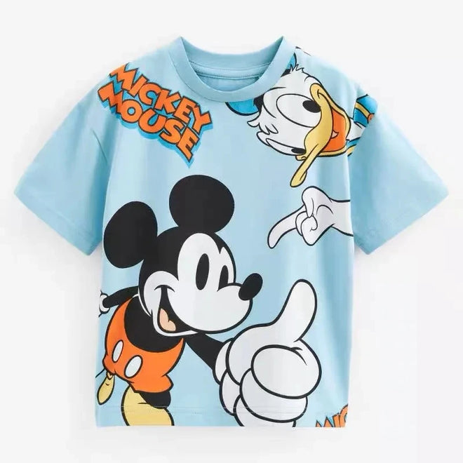 Camisa Masculina Infantil Mickey Tamanhos de 9 meses-7anos