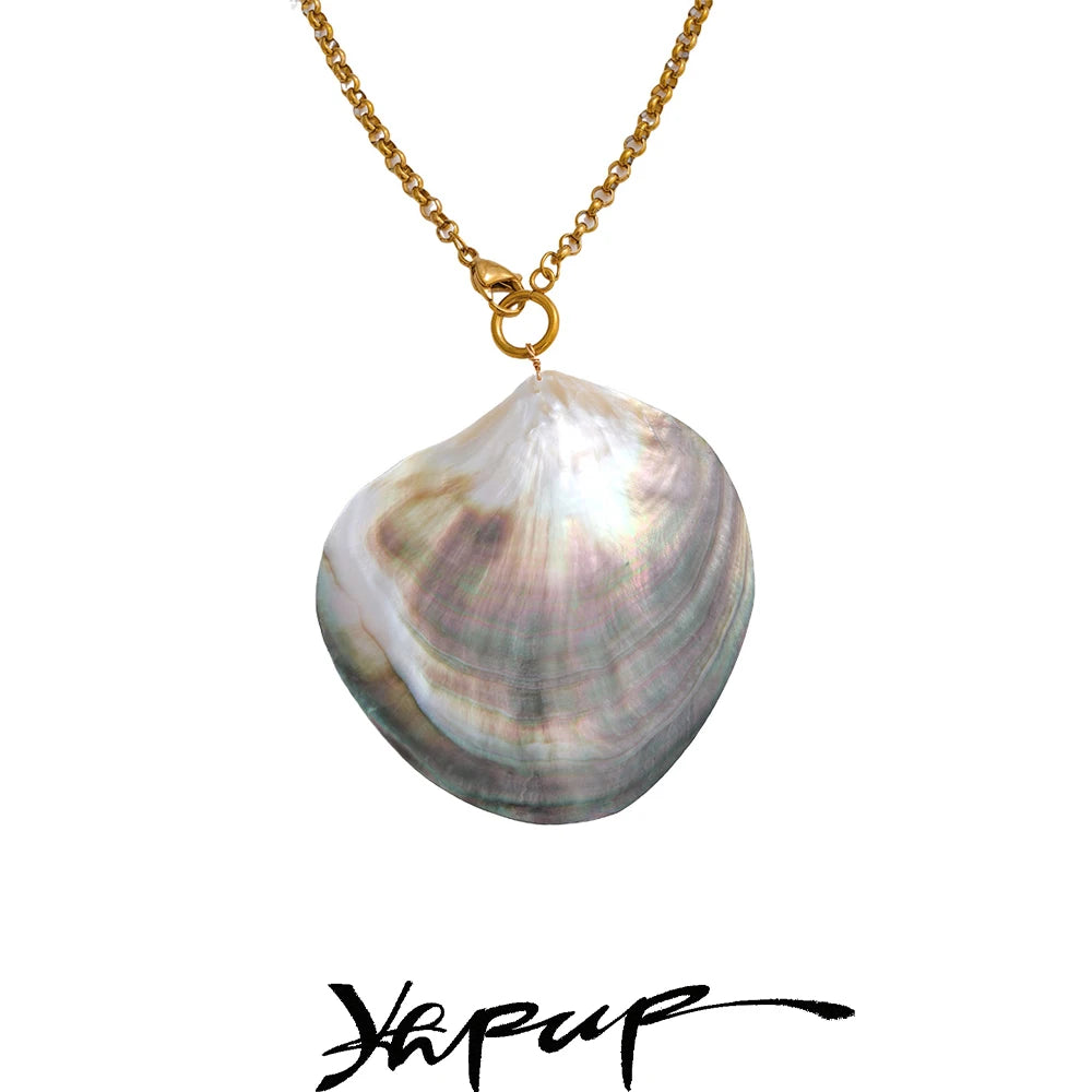 Colar Feminino Gota com Pérola em Aço Inoxidável 4