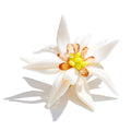 Yhpup Waterproof Trendy Petal Flower Handmade Necklace Bracelet Earrings Ring Fashion Stainless Steel PVD Plated Popular Jewelry YH892A Ring