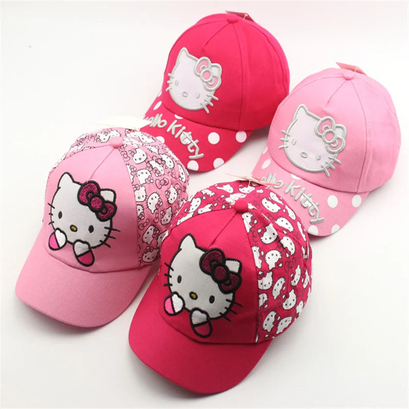 Boné Feminino Infantil Para Meninas de 2-8 anos