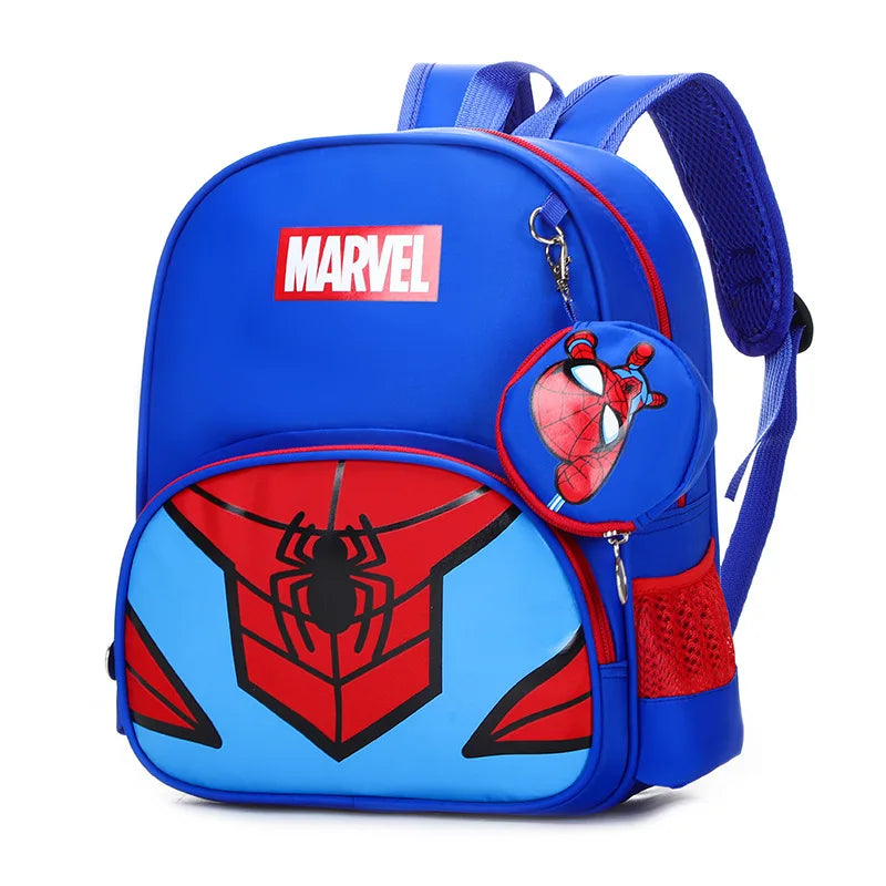 Mochila Homem Aranha Resistente Para crianças de 4-13 anos Azul