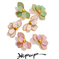 Brinco Flor de Pétalas Esmaltadas