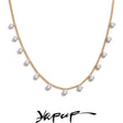 Colar Feminino Gota com Zircônia em Aço Inoxidável 8