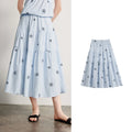 Blue and White