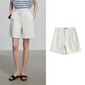 Shorts Jeans Feminino Cintura Baixa com Elastano