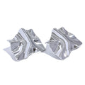 Yhpup 316l Stainless Steel Geometric Big Stud Earrings Waterproof Trendy Metal Texture Simple Jewelry Gift серьги тренд