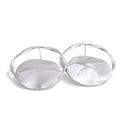 Yhpup Sleek Stainless Steel Round Geometric Daily Earrings for Women Prevent Allergy Metal Versatile Big Stud Jewelry Wholesale