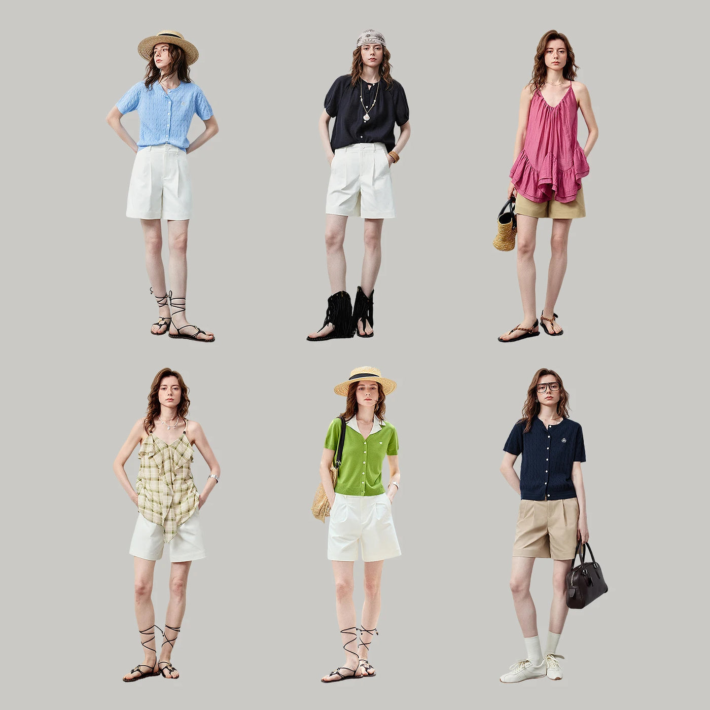 Shorts Alfaiataria Feminino Wide Leg com Bolsos