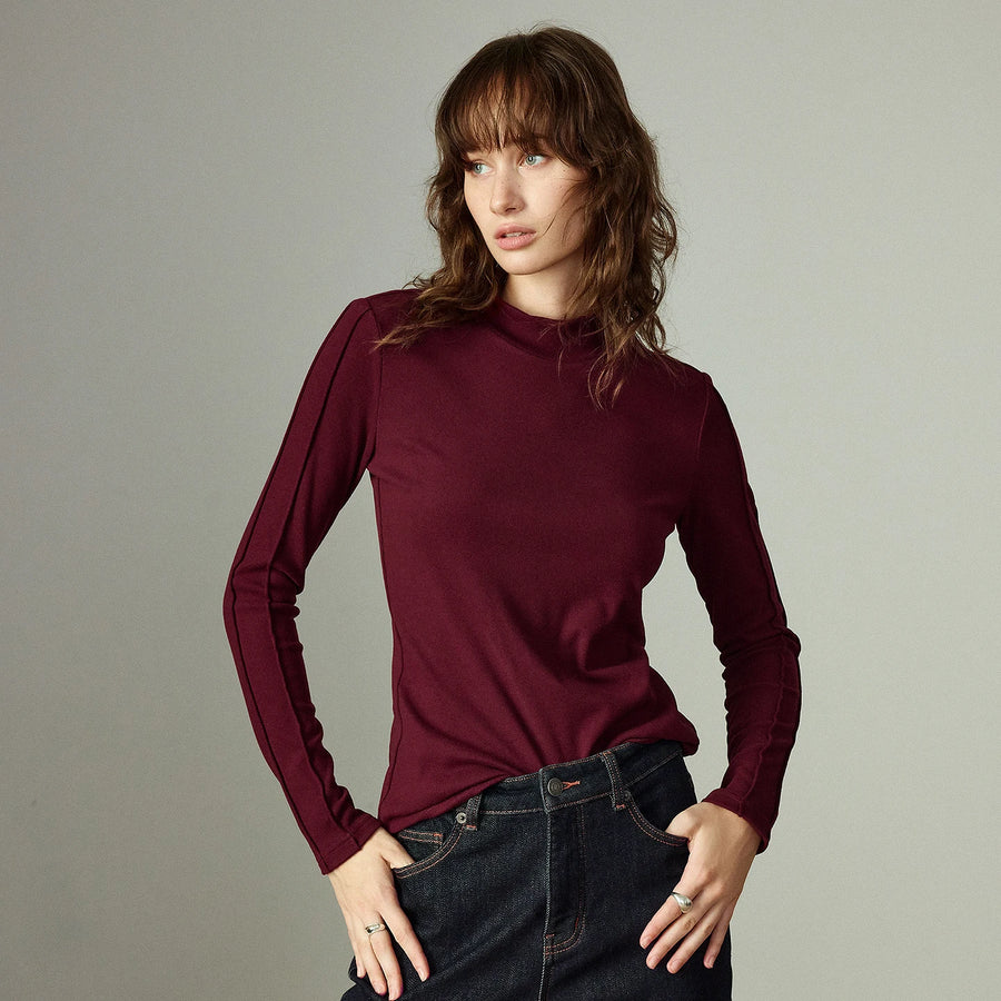 Blusa Feminina Térmica Aveludada com Gola Alta