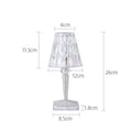 Luminária Luxury de Mesa LED Sem fio Delamantina