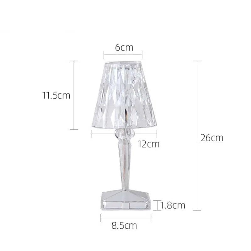 Luminária Luxury de Mesa LED Sem fio Delamantina