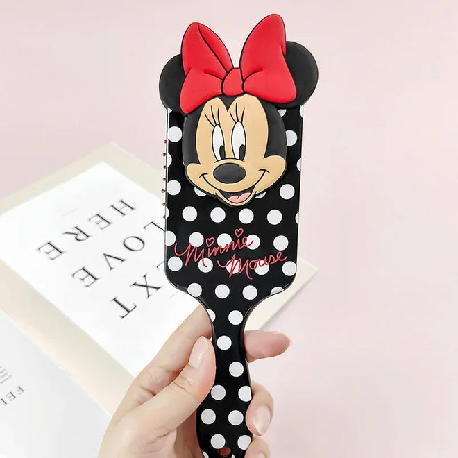 Escova Para Cabelo Profissional Minnie Raquete Almofadada