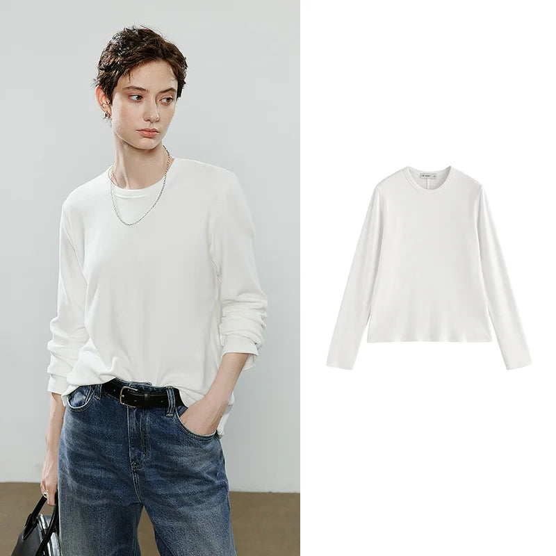 Blusa Feminina Assimétrica Térmica com Fenda nas Costas