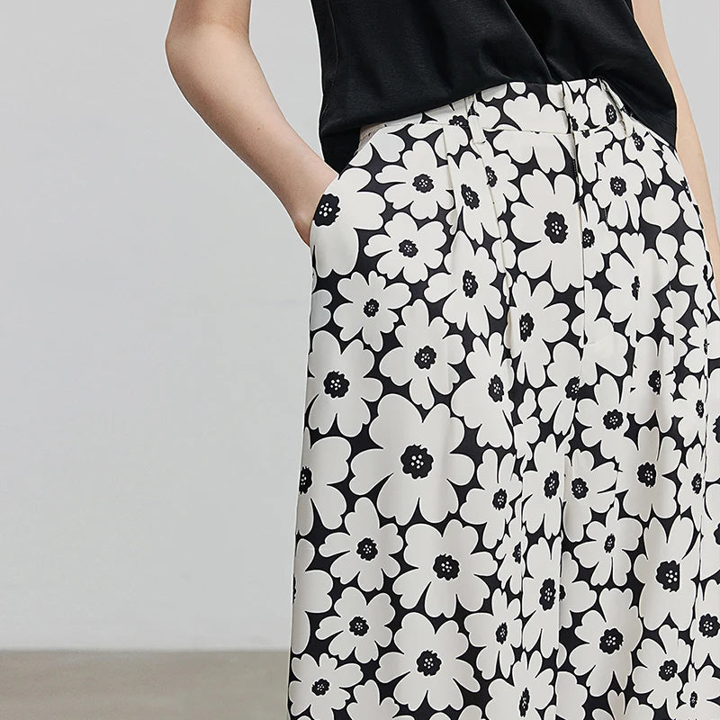 Calça Feminina Wide Leg Reta de Verão