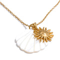 Colar Feminino Estrela em Aço Inoxidável 3 YH5016A Sun
