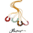 Colar Feminino em Aço Inoxidável com Olho-de-Tigre