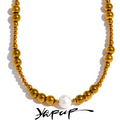 Colar Feminino Gota com Pérola em Aço Inoxidável 10