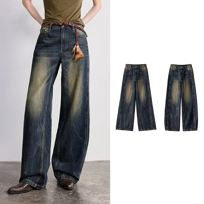 Calça Jeans Feminina Barrel com Acetato