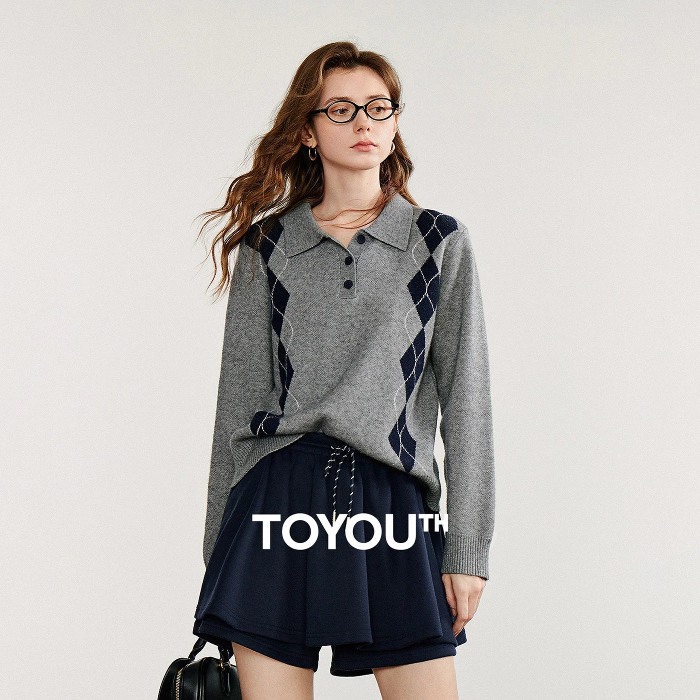 Suéter Feminino Esportivo com Gola Camisaria