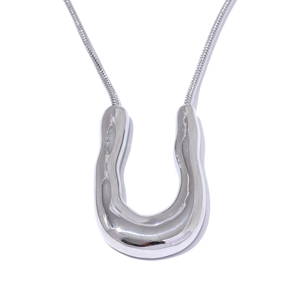 Colar Feminino Gota em Aço 316L 4 Prata