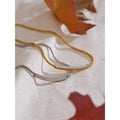 Yhpup Stainless Steel Natural Shell Chain Necklace Gold Silver Color Stain Less Metal Modern Jewellery Waterproof Daily Gift