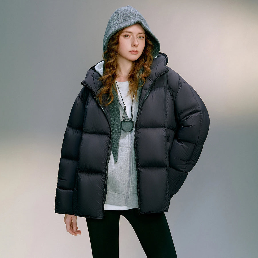 Jaqueta Puffer Feminina Ultrafina 90% Plumas