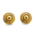 Brinco Donut Marcante com Banho Ouro 18K