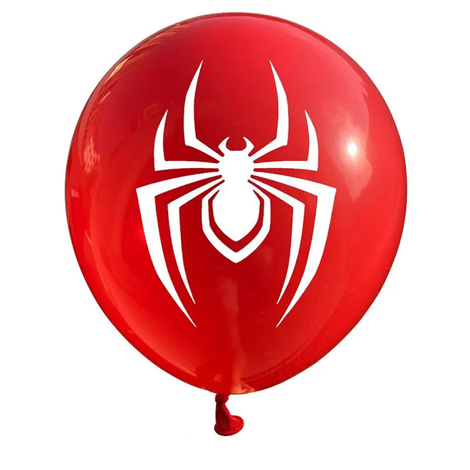 Balão bexiga homem aranha - Spiderman 12pcs