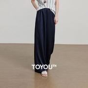 Calça Feminina Wide Leg Reta Longa