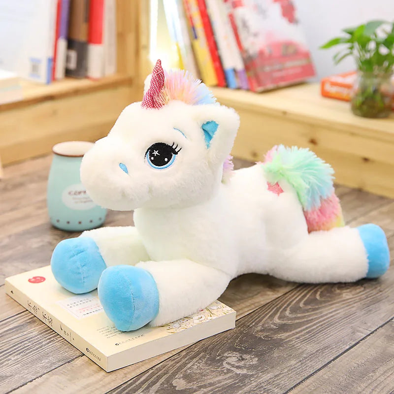 Brinquedo de pelúcia de unicórnio - My Little Pony 60cm Azul
