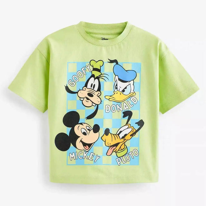 Camisa Masculina Infantil Mickey Tamanhos de 9 meses-7anos