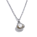 Colar Feminino Gota com Pérola em Aço Inoxidável 5 YH4789A Steel