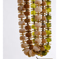 Yhpup Exclusive Resin Beads & Spacer Chain Handmade Statement Necklace 2025 Stainless Steel Waterproof Fashion Jewelry Gift
