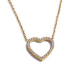 Colar Feminino Coração com Zircônia em Aço Inoxidável 4