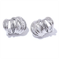 Yhpup Waterproof Stainless Steel Geometric Daily Fashion Earrings for Women Prevent Allergy 18K PVD Plated Jewelry High Quality