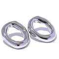 Yhpup Minimalist Geometry Hollow Cast Stainless Steel Waterproof Stud Earrings Fashion Trendy High Quality Jewelry Bijoux