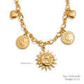 Colar Feminino Gota em Aço Inoxidável 6 YH1834A