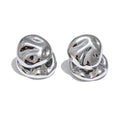 Yhpup Statement Metal Hammer Geometric Unusual Combination Earrings 316L Stainless Steel Texture Daily Jewelry for Women