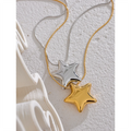 Colar Feminino Estrela em Aço 316L