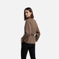 Suéter Elegante Feminino com Amarração