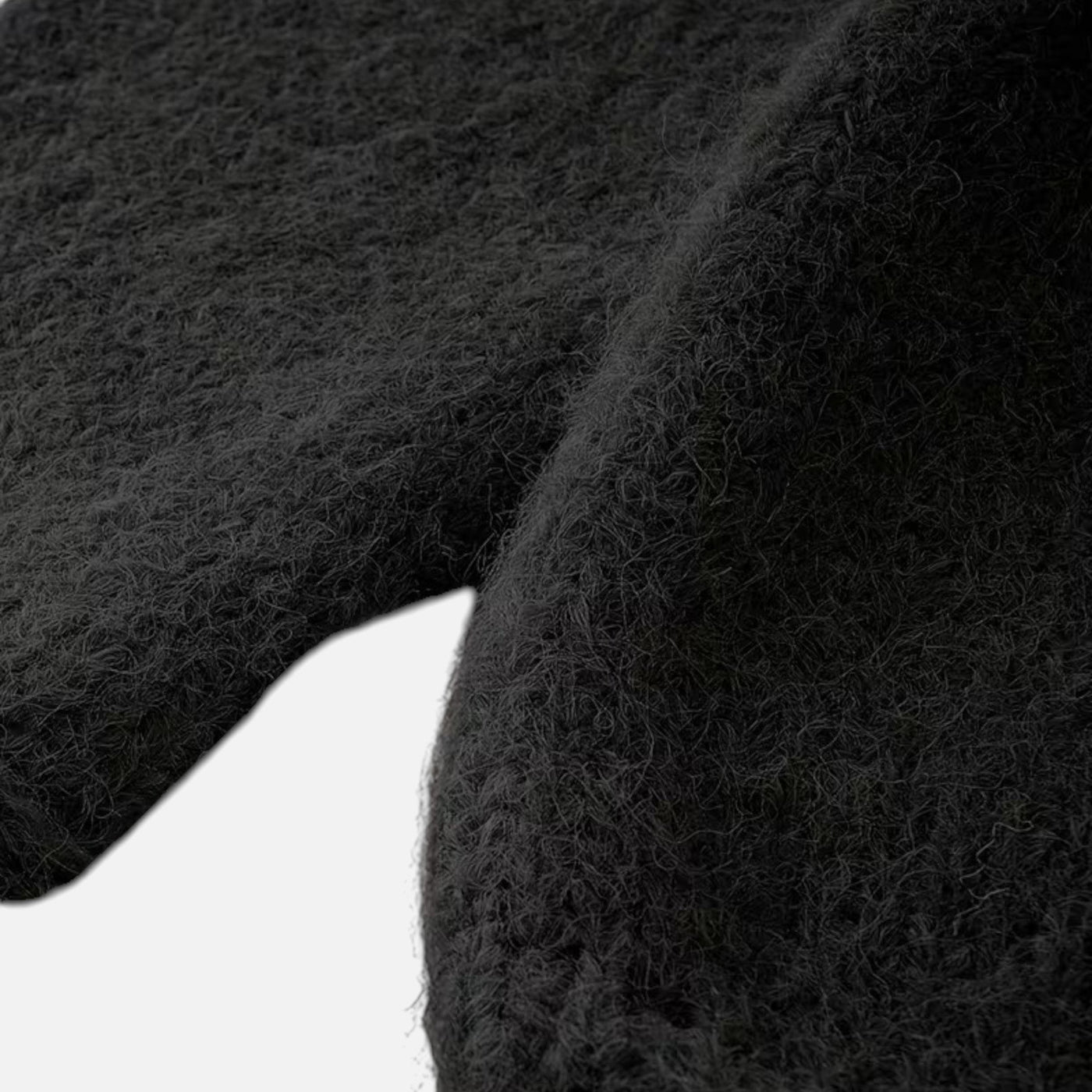 Suéter Feminino Tricotado de Inverno Off-Shoulder