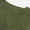 Suéter Feminino Tricotado de Inverno Off-Shoulder