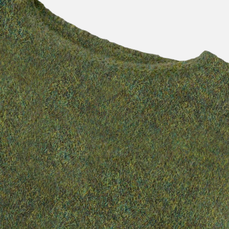 Suéter Feminino Tricotado de Inverno Off-Shoulder