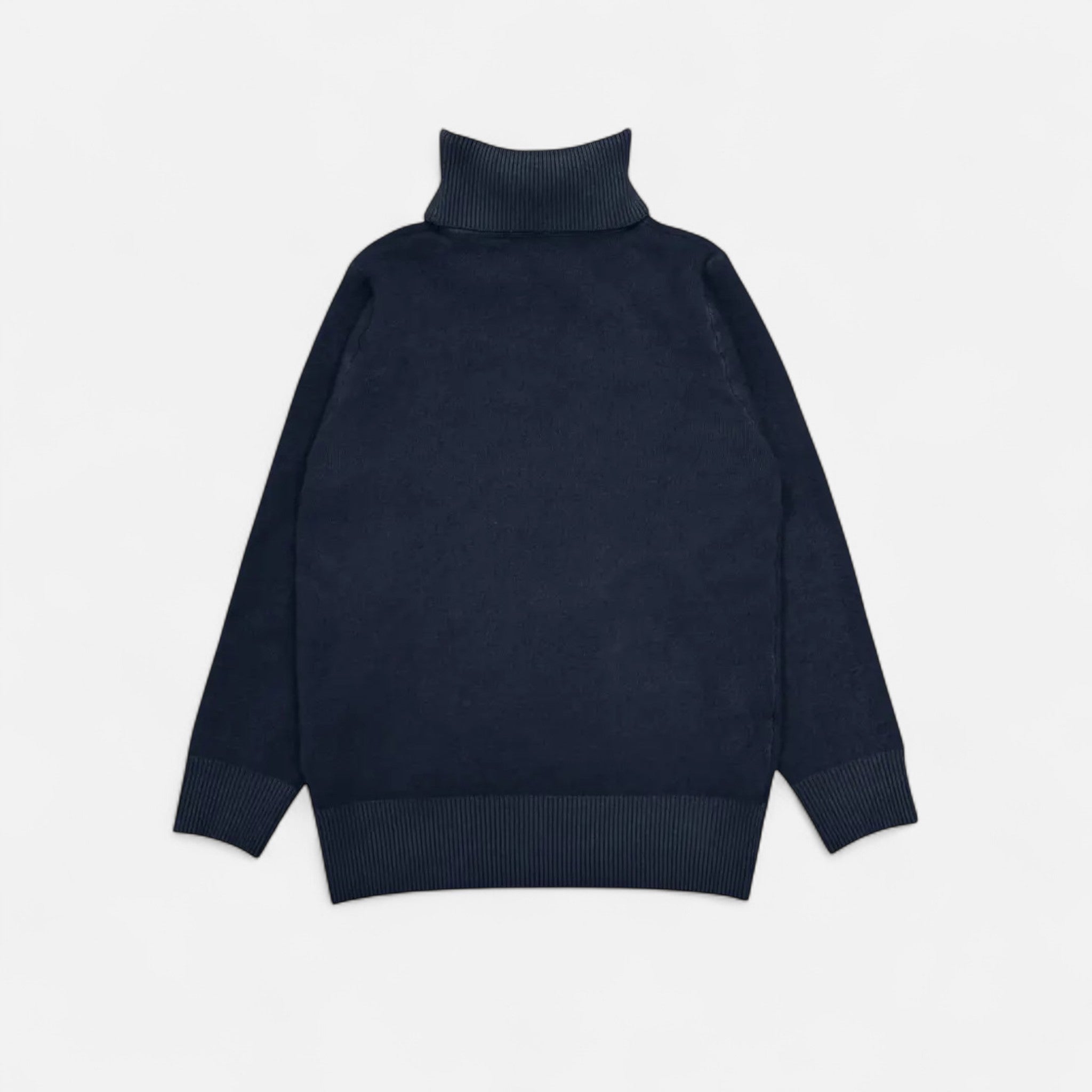 Suéter de Lã Feminino – Conforto Inverno Heritage Azul Marinho