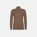 Suéter de Lã Feminino – Conforto Inverno Heritage Caqui