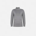 Suéter de Lã Feminino – Conforto Inverno Heritage Cinza