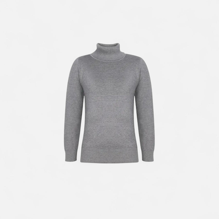 Suéter de Lã Feminino – Conforto Inverno Heritage Cinza
