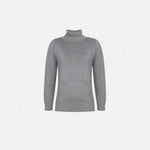 Suéter de Lã Feminino – Conforto Inverno Heritage Cinza