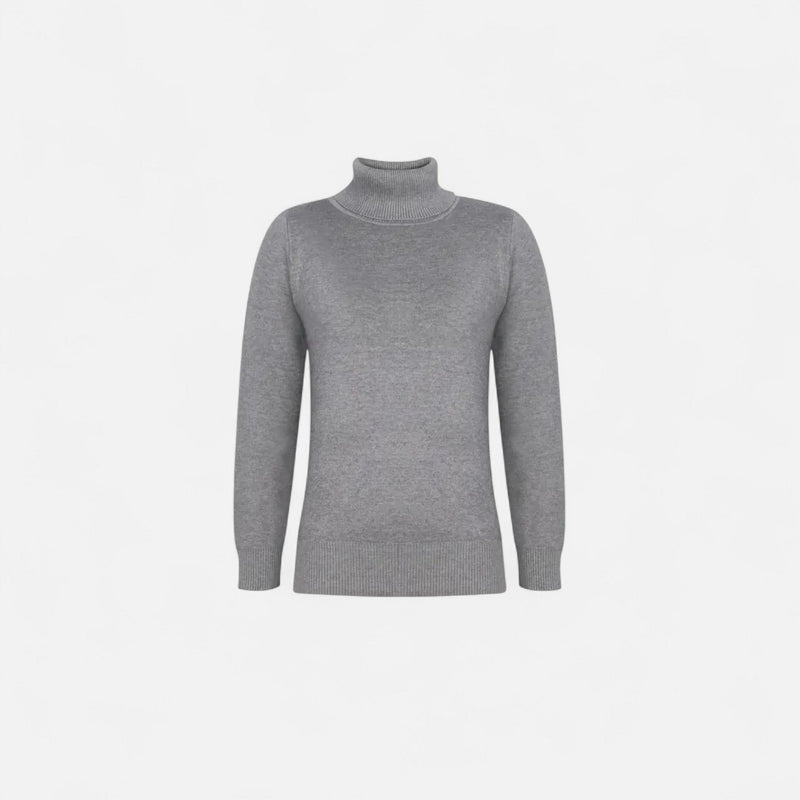 Suéter de Lã Feminino – Conforto Inverno Heritage Cinza